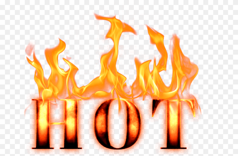Ftestickers Text Typography Wordart Hot Fire Flames, Flame, Festival, Hanukkah Menorah Png