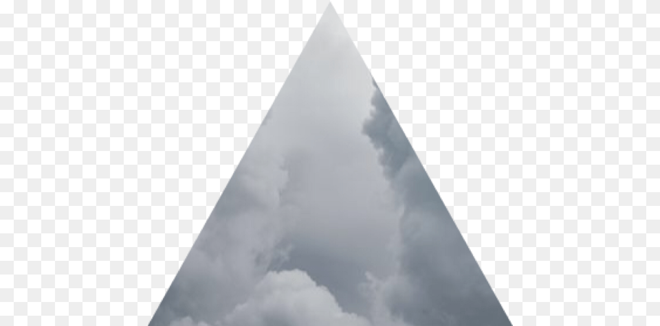 Ftestickers Triangle Cloud Mysterious Geometric Cumulus Free Png