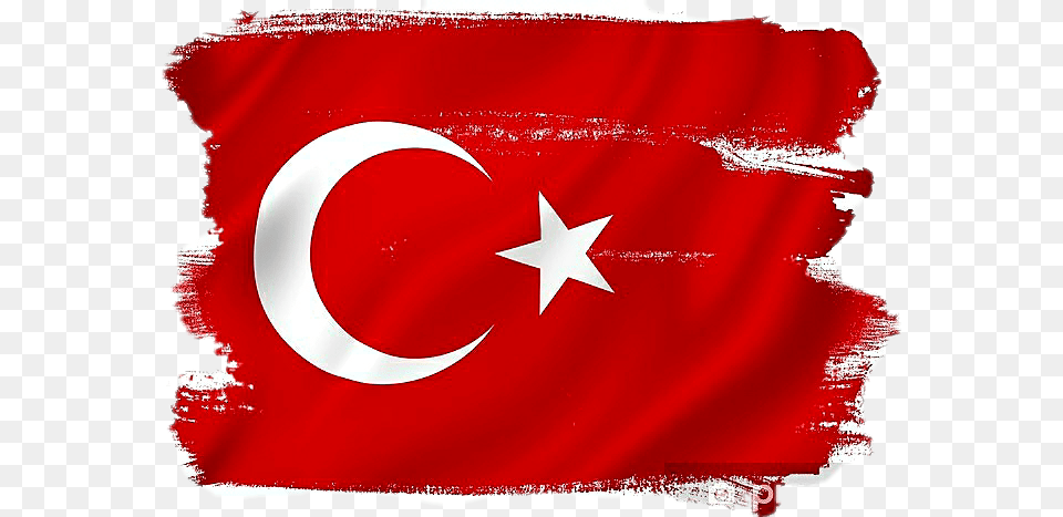 Ftestickers Turkey Turkish Flag Flagstickers Flags Turkey Flag, Food, Ketchup Free Png Download
