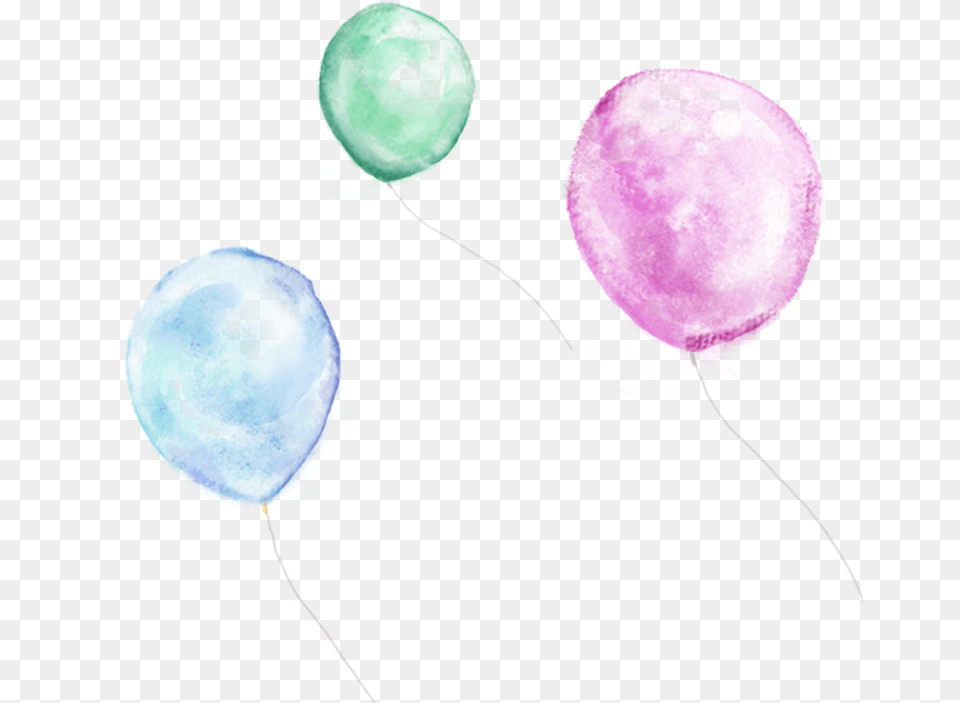 Ftestickers Watercolor Balloons Colorful Circle, Balloon, Animal, Invertebrate, Jellyfish Png