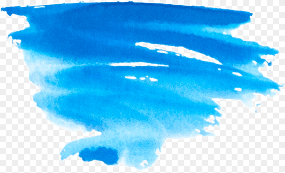 Ftestickers Watercolor Brushstroke Scribble Blue Pincelada De Tinta, Outdoors, Nature, Sky, Sea Png Image