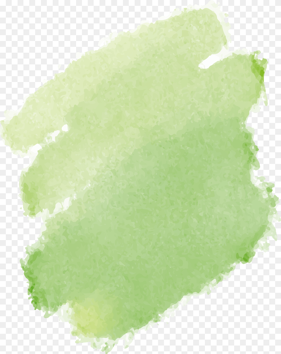 Ftestickers Watercolor Brushstroke Texture Green Graphics, Leaf, Plant, Apple, Food Free Png Download