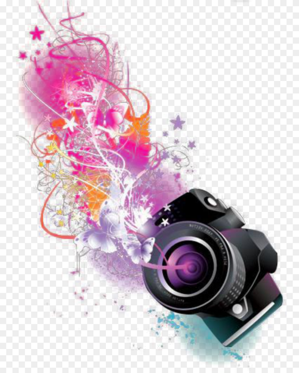 Ftestickers Watercolor Clipart Camera Abstract Camera Logo Design, Art, Graphics, Electronics, Pattern Free Png Download