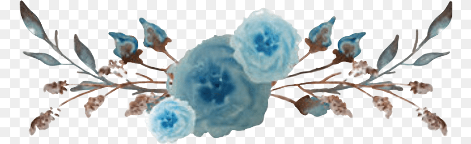 Ftestickers Watercolor Flowers Flowerswag Blue Blue Watercolor Flowers, Art, Graphics, Ice, Pattern Free Png