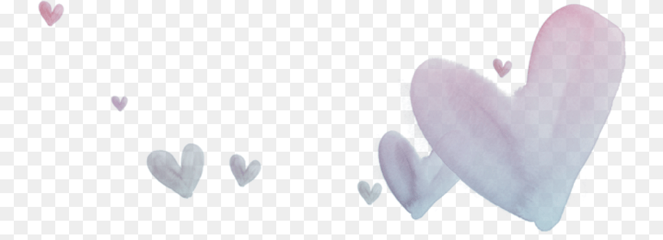 Ftestickers Watercolor Hearts Gradientcolors Heart, Flower, Petal, Plant Free Png Download