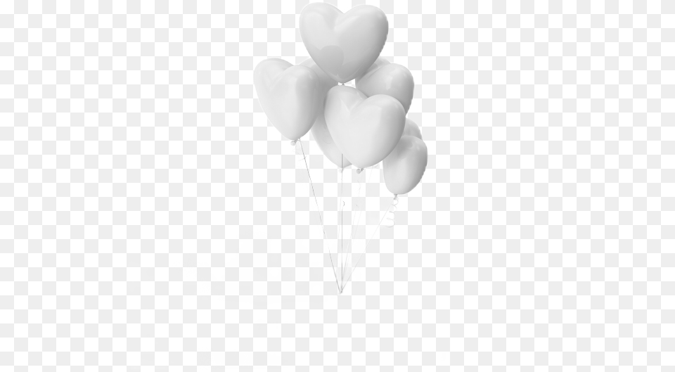 Ftestickers White Balloons Heart Freetoedit, Balloon Png Image