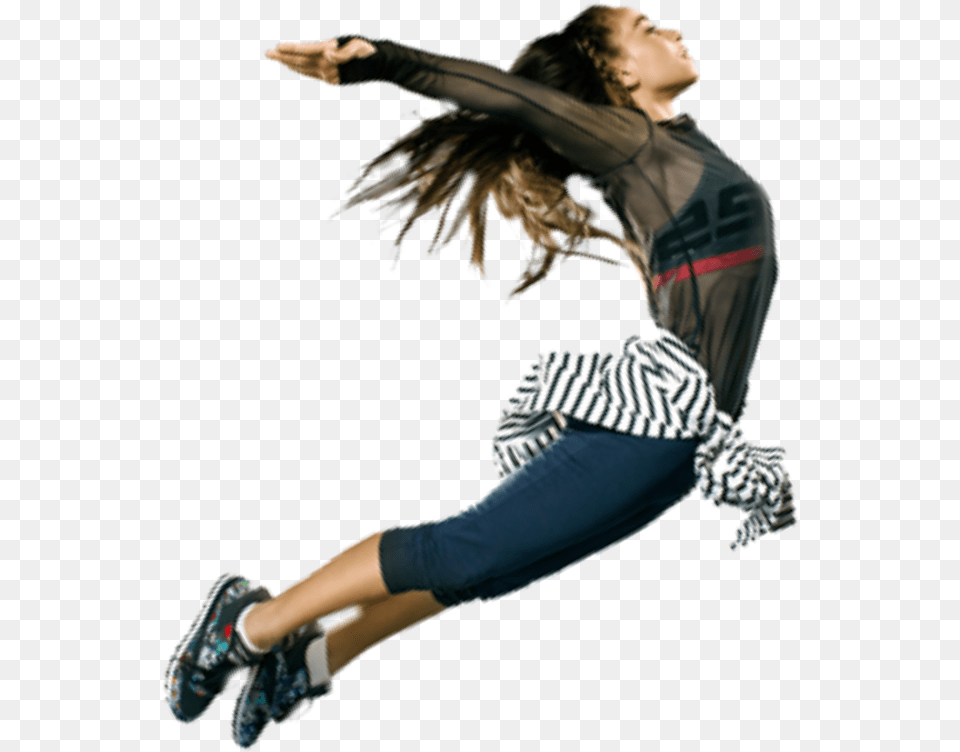 Ftestickers Woman Jump Levitation, Dancing, Person, Leisure Activities, Adult Png Image