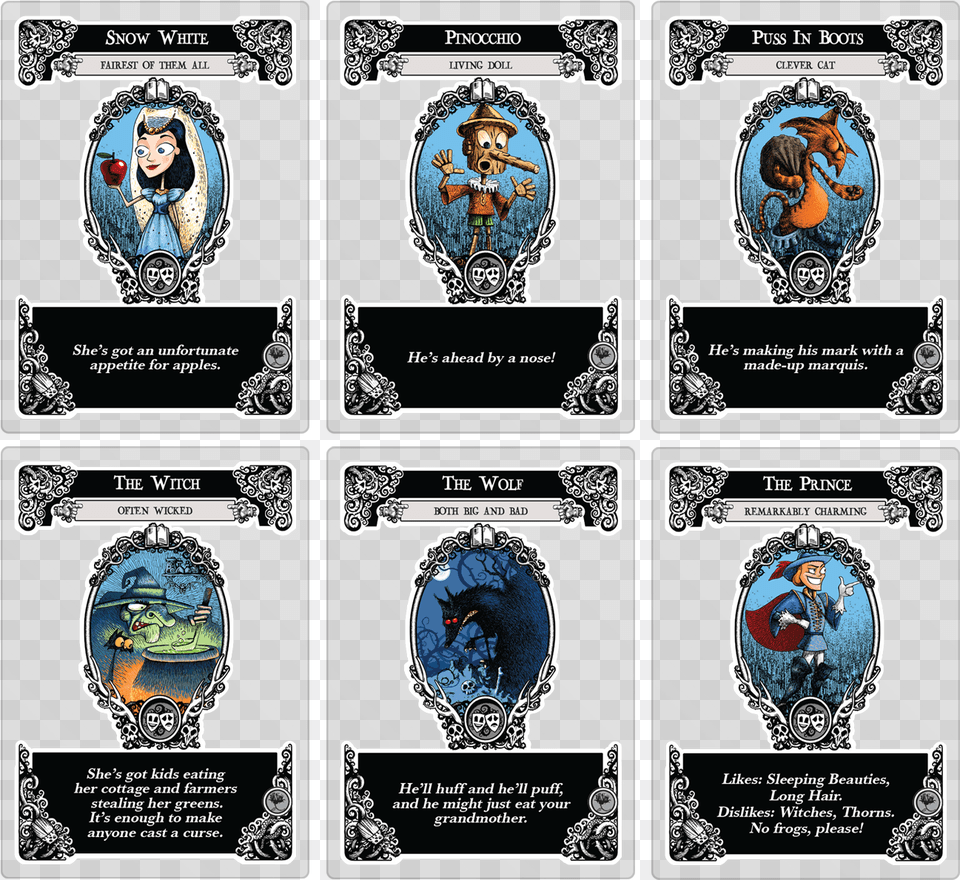 Ftg Characters Fairytale Gloom Card Game, Book, Comics, Publication, Person Png