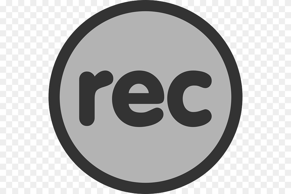 Ftkrec Record Clipart, Symbol, Number, Text, Disk Free Png Download