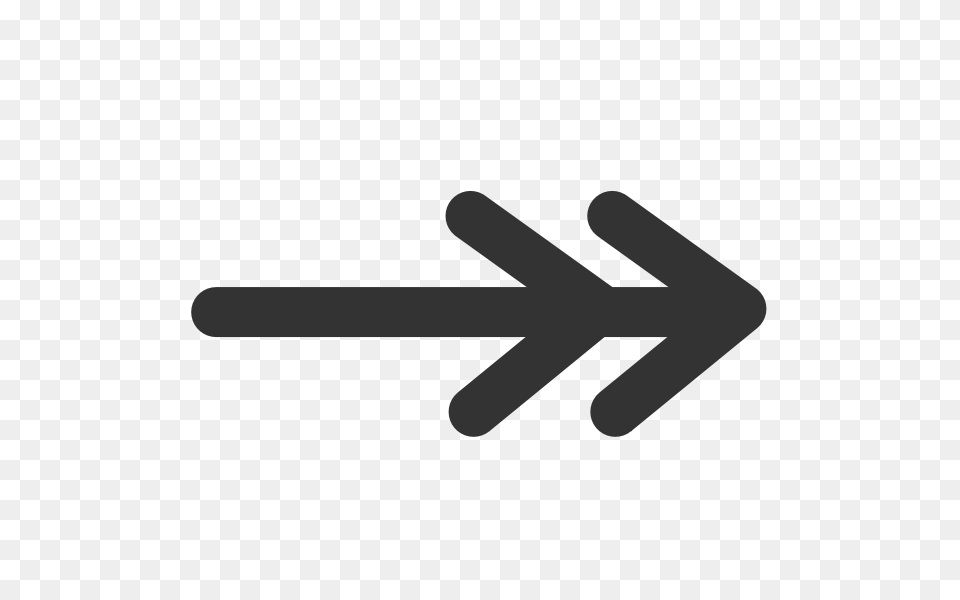 Ftline Double Line Arrow End Clipart Vector Clip Art Online, Symbol, Sign, Cutlery, Fork Free Png