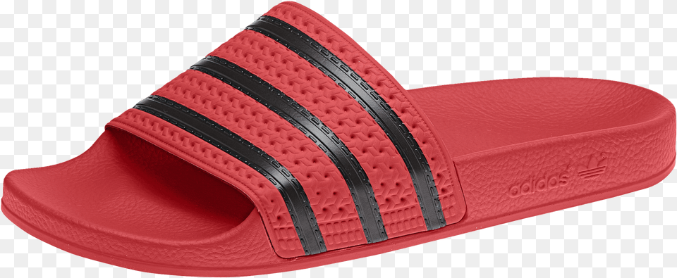 Ftw Photo Side Lateral Left Cq3098 Mens Adidas Red Flip Flops, Clothing, Footwear, Sandal Free Transparent Png