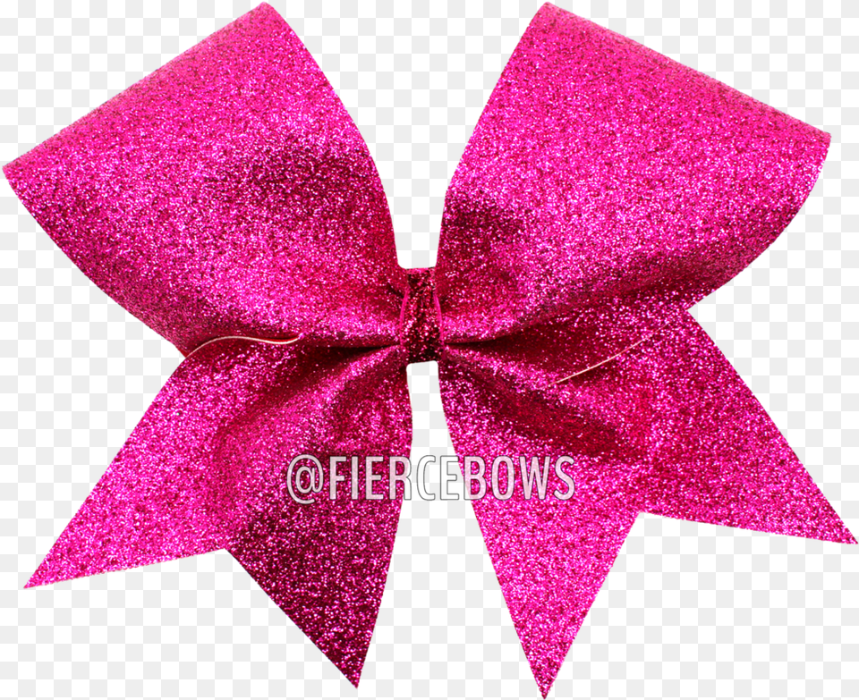 Fuchsia Glitter Cheer Bow Fierce Bows Cheerleading, Accessories, Formal Wear, Tie, Bow Tie Free Png Download