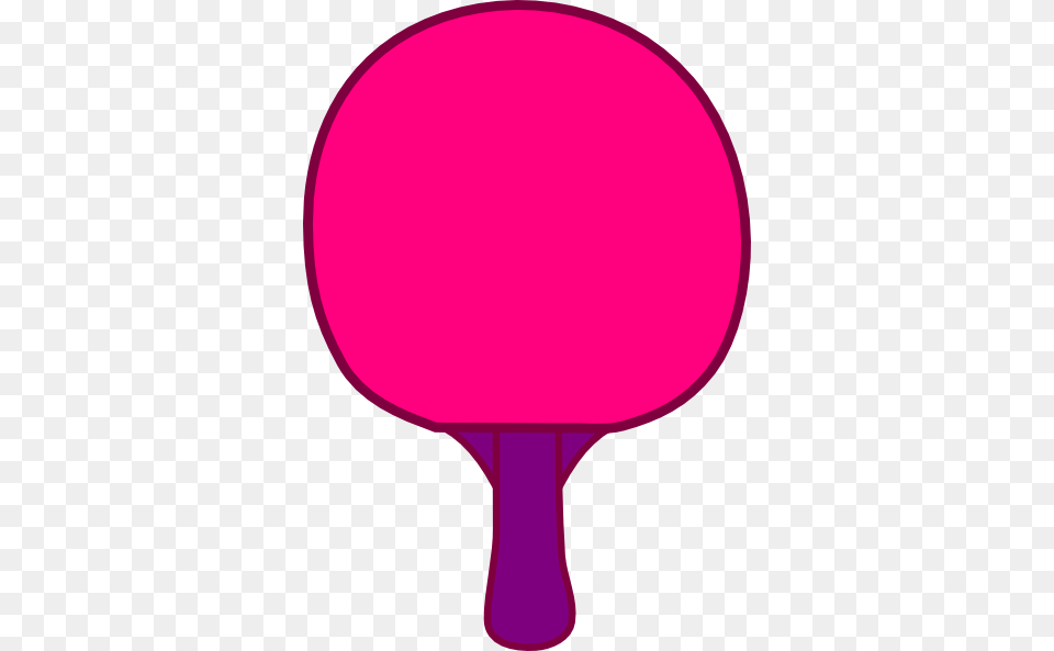 Fuchsia Paddle Clip Art, Racket, Ping Pong, Ping Pong Paddle, Sport Free Png Download