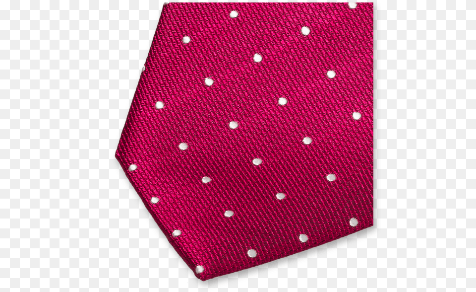 Fuchsia Tie With White Dots Polka Dot, Accessories, Formal Wear, Necktie, Pattern Png