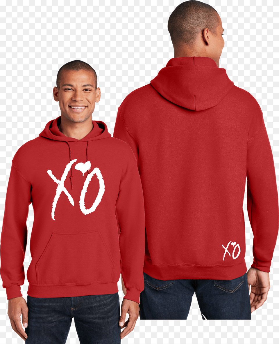 Fuck The Population Red Hoodie, Sweatshirt, Sweater, Knitwear, Clothing Png Image