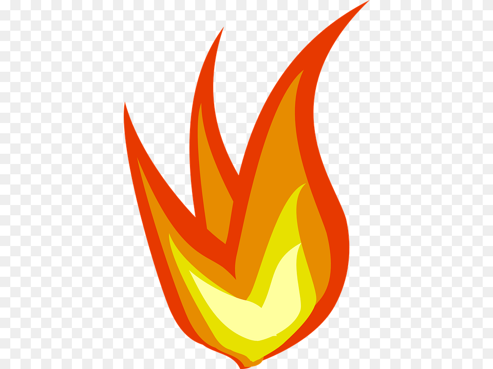 Fuego Caliente Llama El Poder Calor Peligro Cartoon Transparent Fire Gif, Flame Png Image