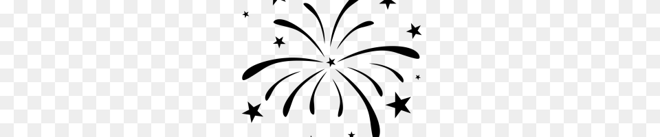 Fuegos Artificiales Dibujo Image, Gray Free Transparent Png