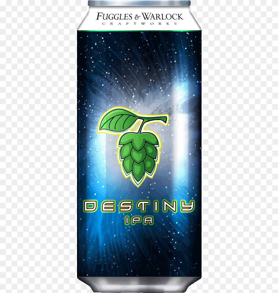 Fuggles Amp Warlock Destiny Ipa Graphic Design, Alcohol, Beer, Beverage, Tin Png