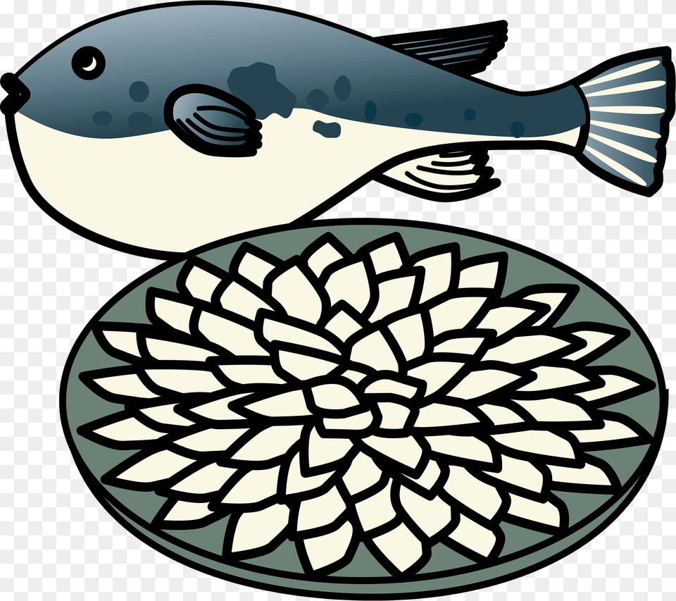 Fugu Sashimi Clipart, Animal, Fish, Puffer, Sea Life Free Png