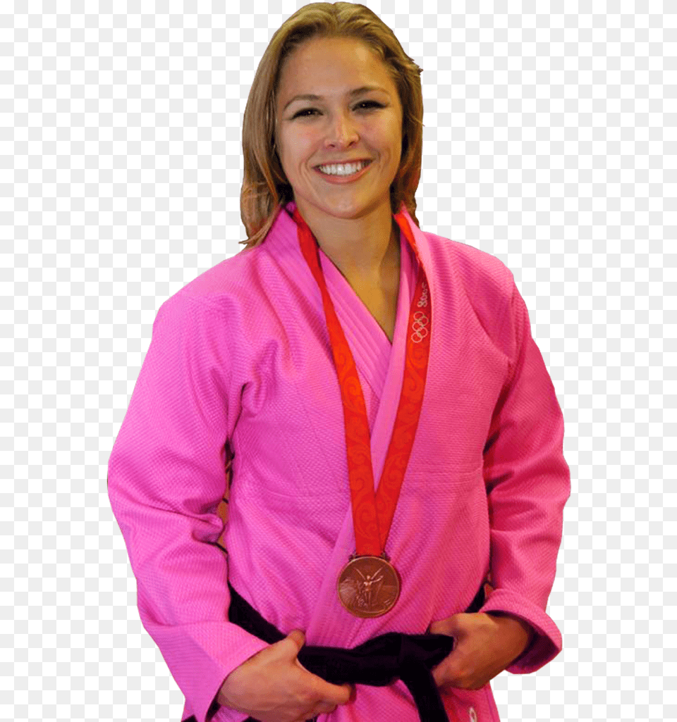 Fuji All Around Bjj Gi Pink, Adult, Person, Gold, Woman Free Png