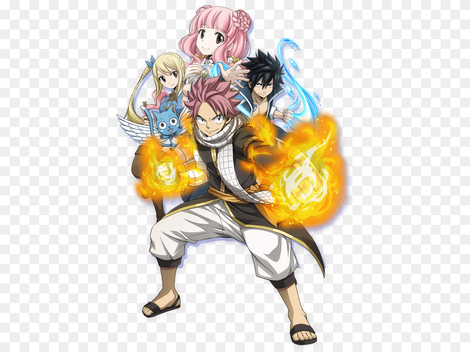 Fuji Game Has Set To Release The Game By Autumn 2018 Fairy Tail Dice Magic, Book, Comics, Publication, Person Png Image