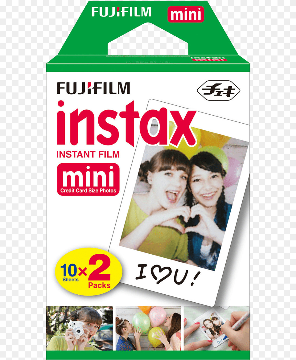 Fujifilm Instax Mini Instant Film Twin Pack Polaroid Film Kmart, Person, Female, Child, Girl Free Png