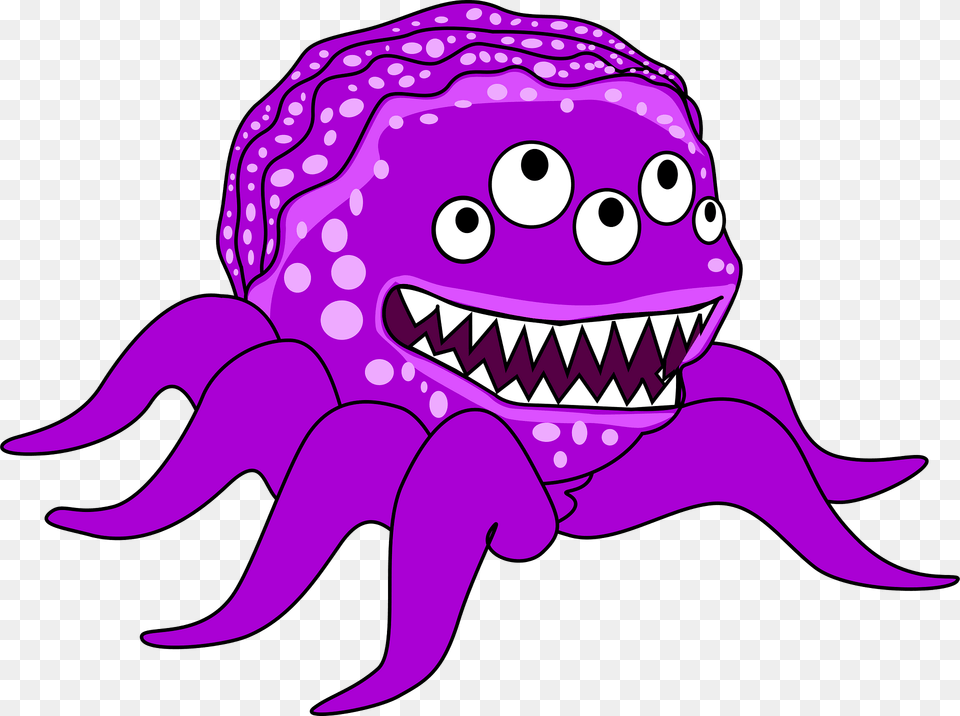 Fukushima Mutant Clipart, Purple, Animal, Fish, Sea Life Free Png