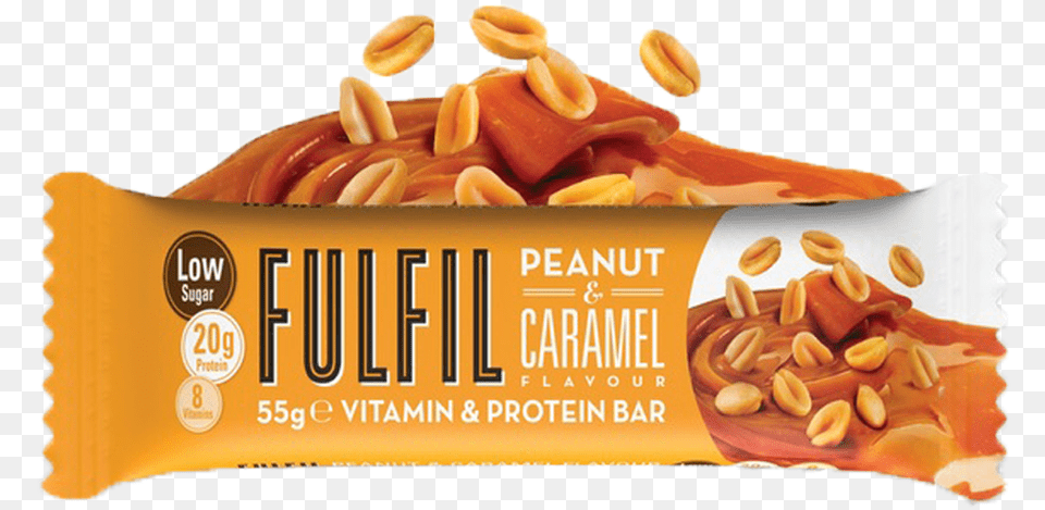 Fulfil Protein Bar Fulfil Peanut And Caramel, Dessert, Food, Nut, Plant Free Transparent Png