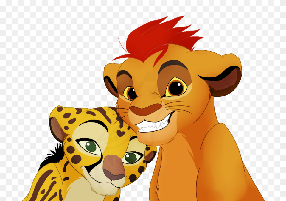 Fuli And Kion Fanart Clipart Lion Kion Simba Lion Art, Baby, Cartoon, Person, Animal Free Png Download