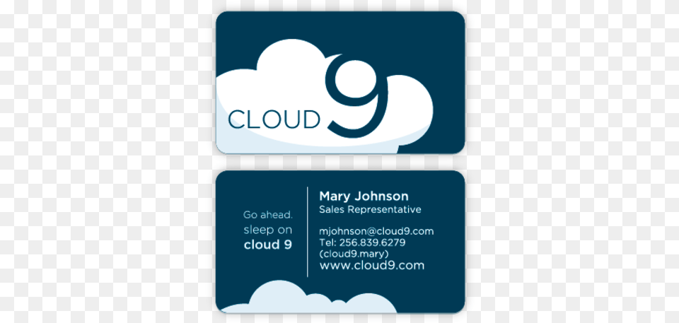 Full 2 Cloud 9 Cards Cloud 9 Business Cards, Paper, Text, Business Card Free Png