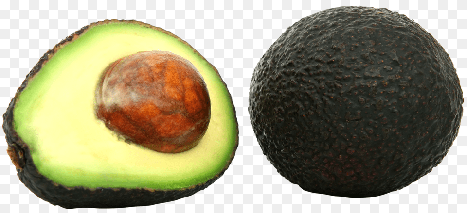 Full And Half Avocado Food, Fruit, Plant, Produce Png Image