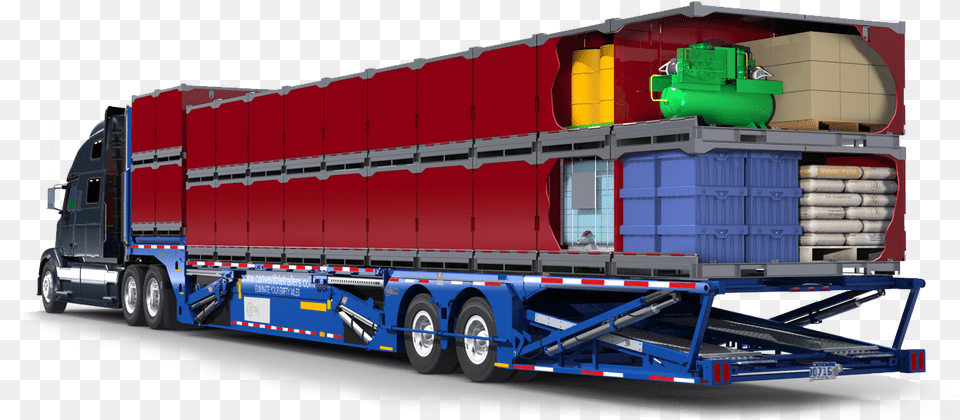 Full Auto Load Shipping Container, Trailer Truck, Transportation, Truck, Vehicle Free Transparent Png