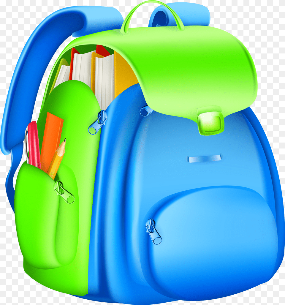 Full Backpack Clipart Collection Background Backpack Clip Art Png