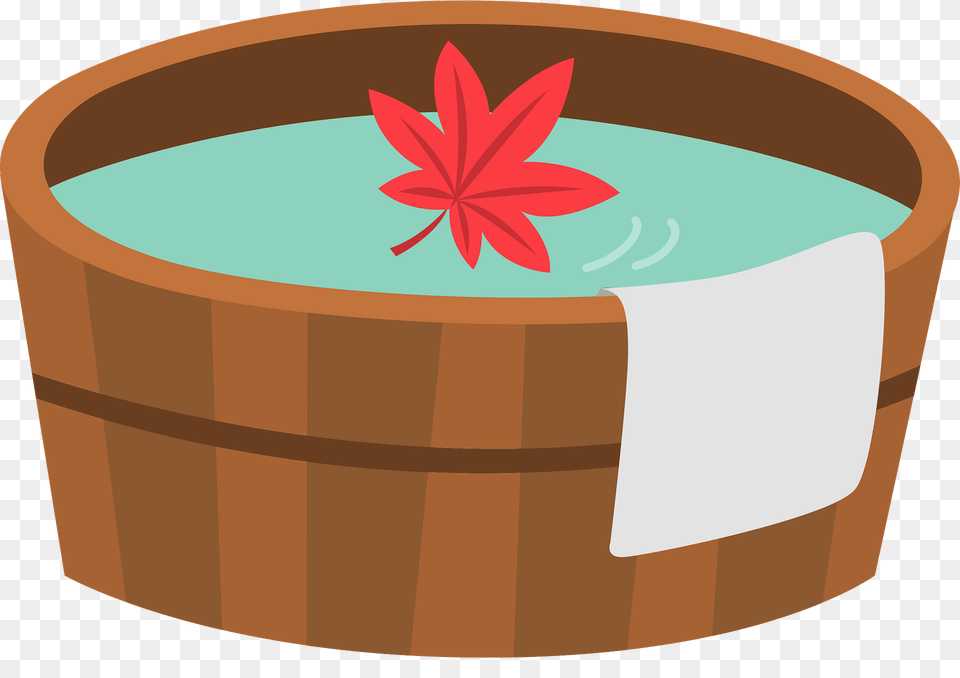 Full Bath Bucket Clipart, Hot Tub, Tub Png Image