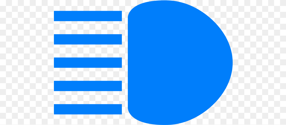 Full Beam Symbol In Blue Circle Free Png