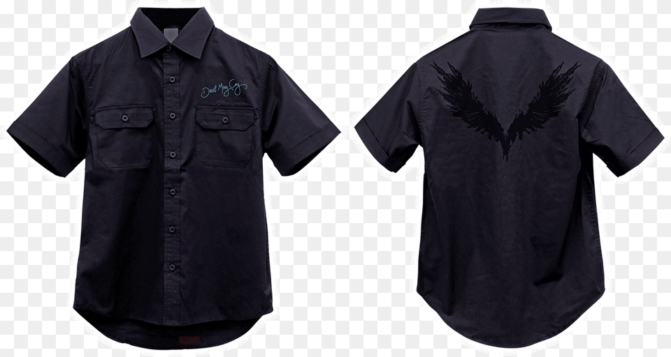 Full Black Black Polo Shirt, Clothing, Long Sleeve, Sleeve, Coat Png Image