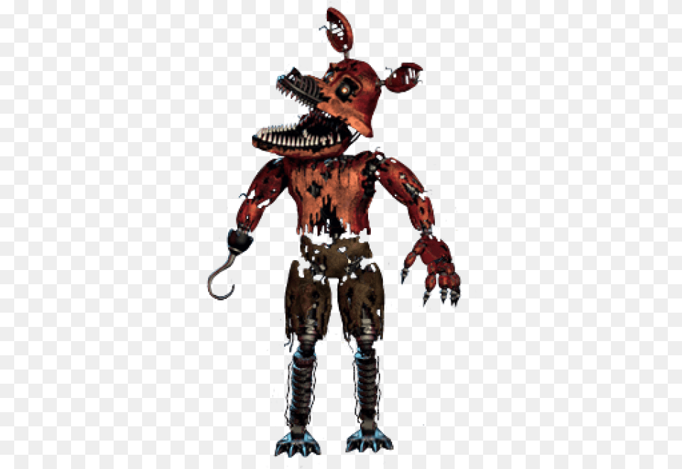 Full Body Fnaf Nightmare Foxy, Person, Electronics, Hardware Png