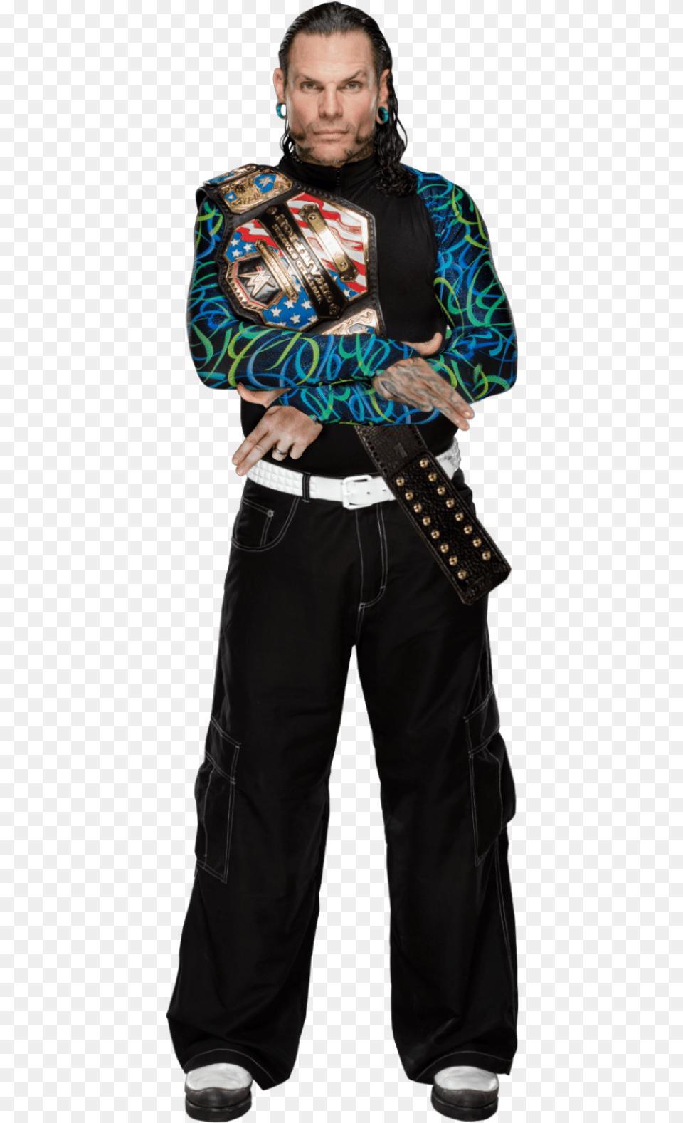 Full Body Jeff Hardy Universal Champion, Clothing, Pants, Sleeve, Male Png Image