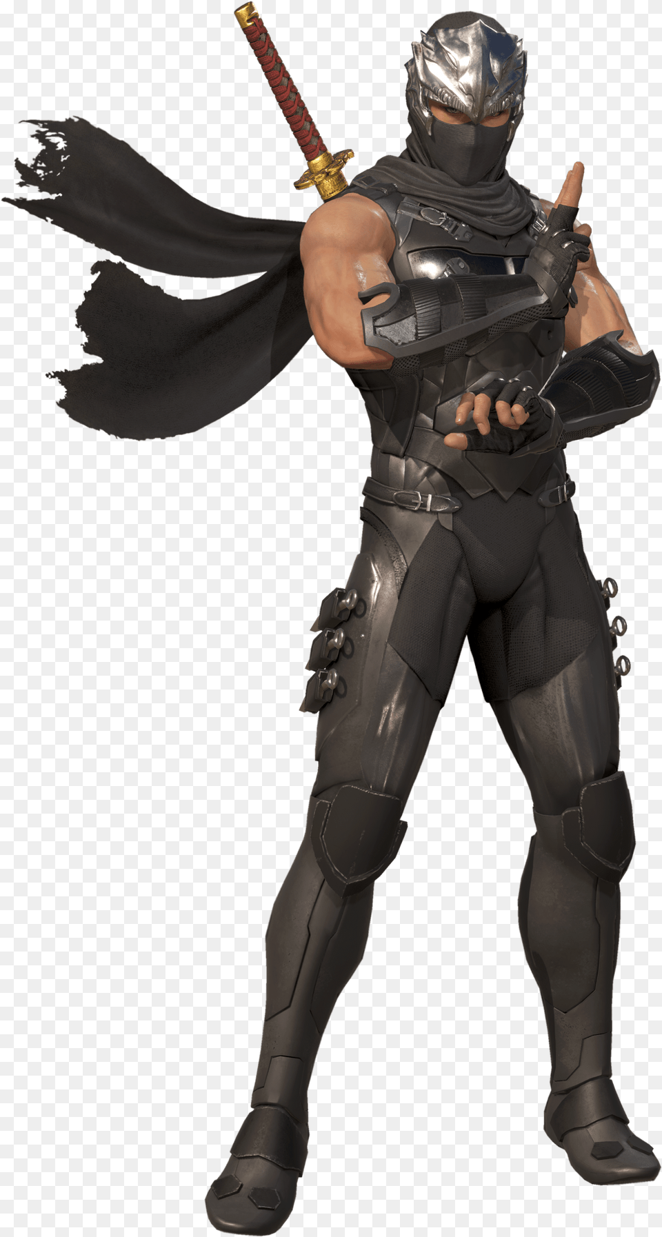 Full Body Ryu Hayabusa, Weapon, Sword, Person, Man Png Image