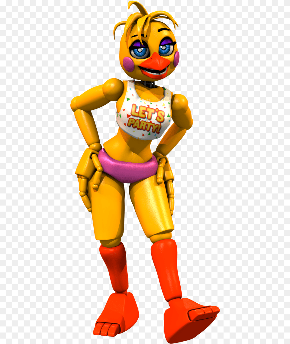 Full Body Toy Chica Fnaf, Baby, Person, Face, Head Png Image