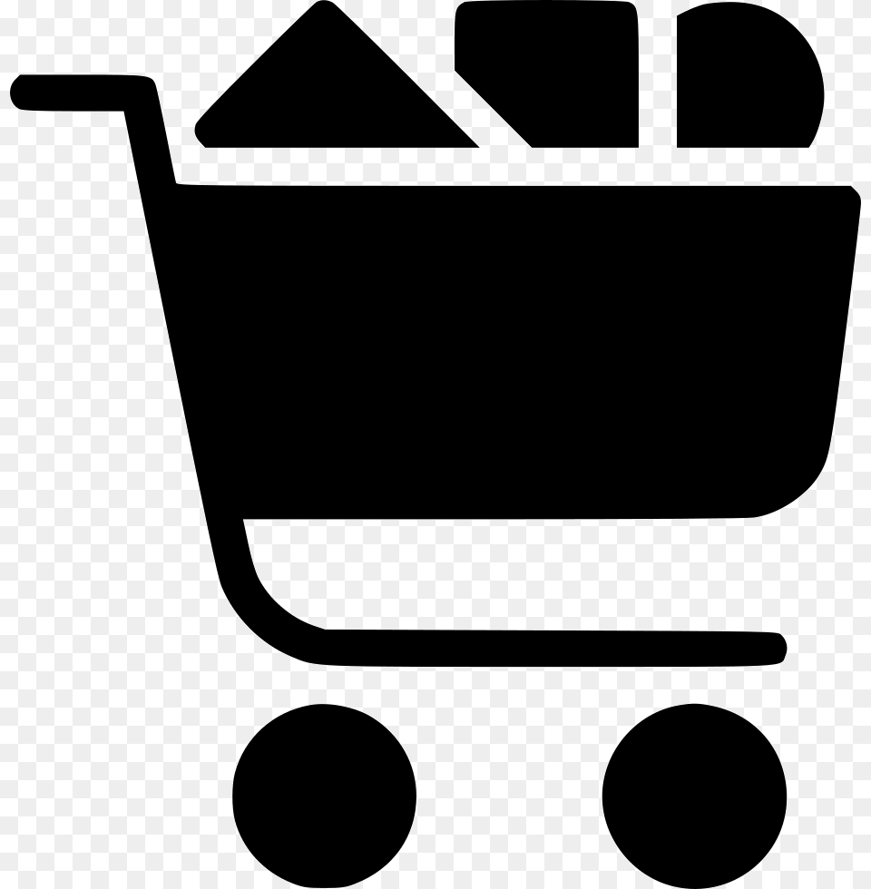 Full Cart Full Cart Icon, Stencil, Shopping Cart, Device, Grass Free Png