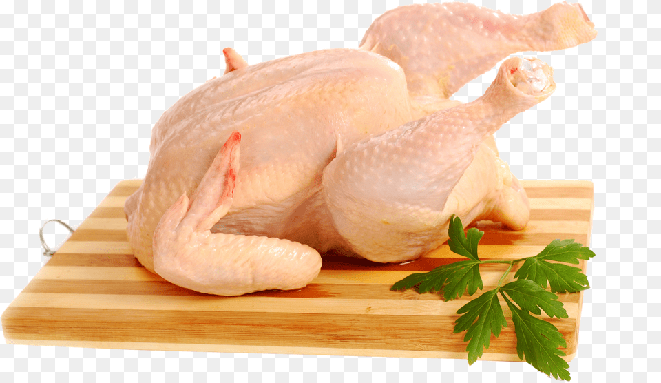 Full Chicken Background Daging Ayam Segar, Herbs, Plant, Food, Meal Png Image