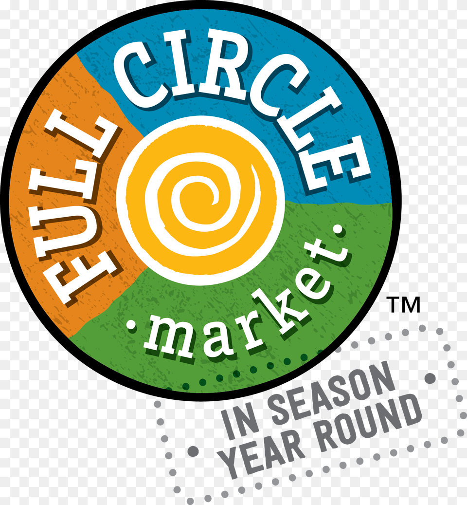 Full Circle Organic Full Circle Market Logo, Disk, Advertisement, Poster Free Png Download