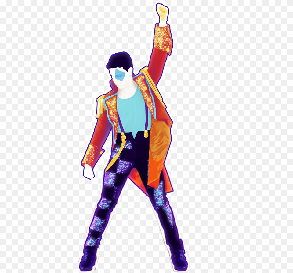 Full Coach Just Dance Dancer, Purple, Person, Performer, Face Free Transparent Png