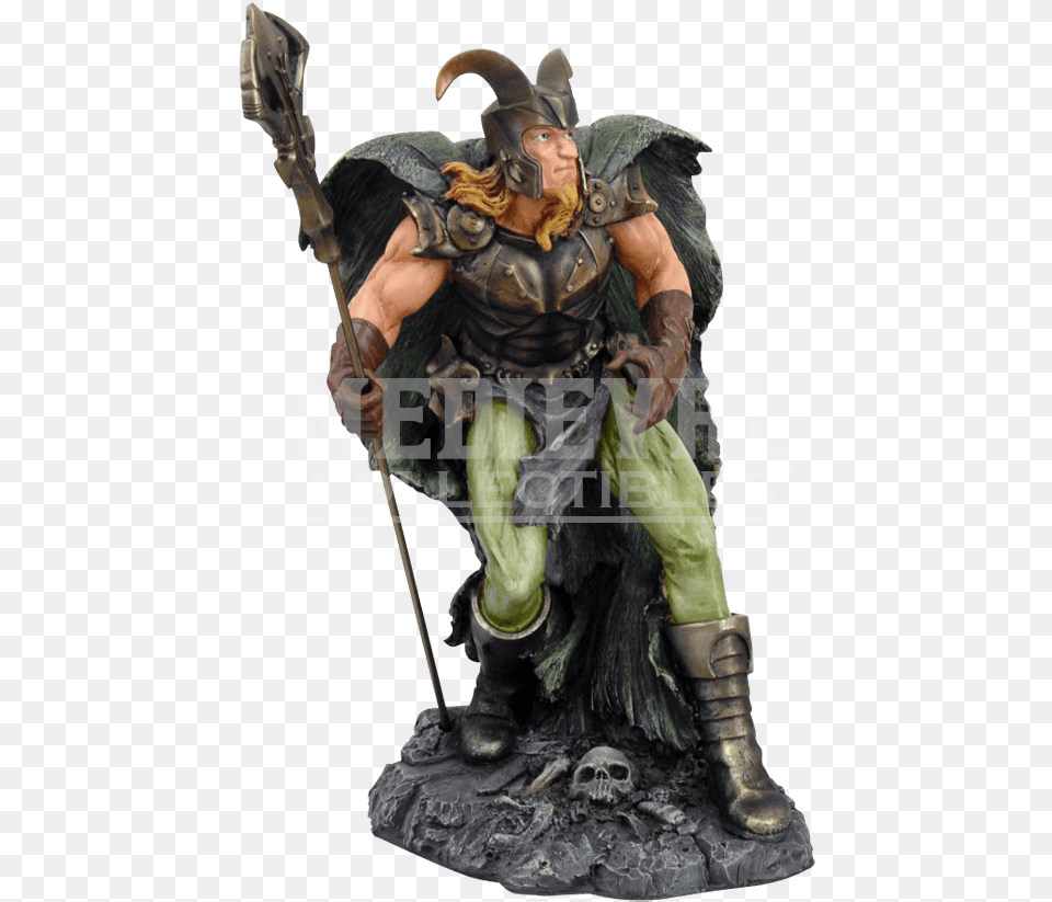Full Color Loki Statue, Adult, Male, Man, Person Free Transparent Png