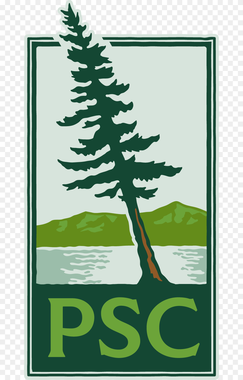 Full Color Paul Smith39s College Logo, Plant, Tree, Advertisement, Pine Free Transparent Png