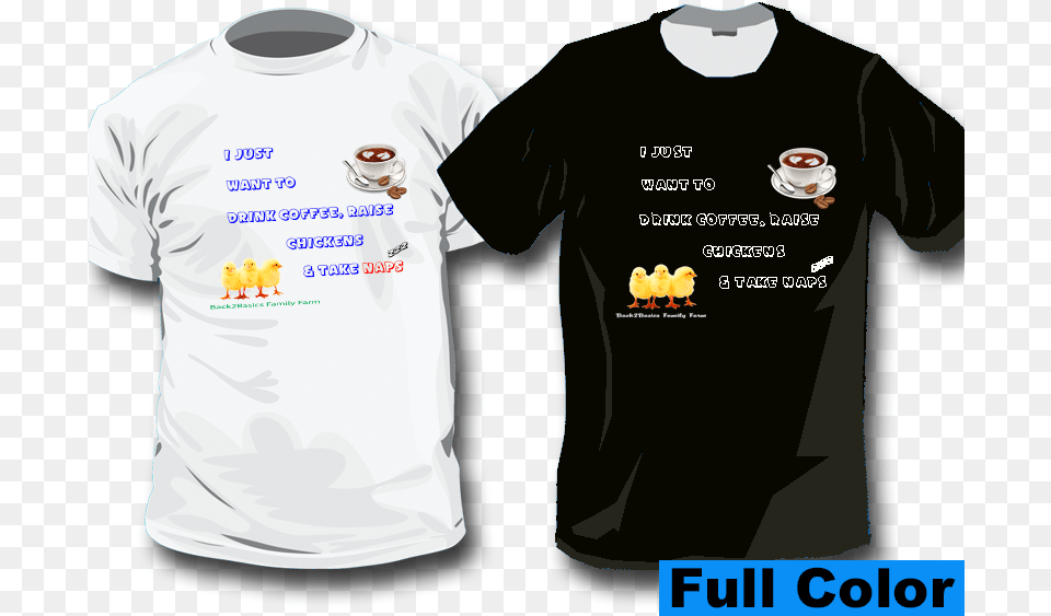 Full Color Sampledata Caption Full Color Design For T Shirt Printing, Clothing, T-shirt, Cup, Adult Free Transparent Png