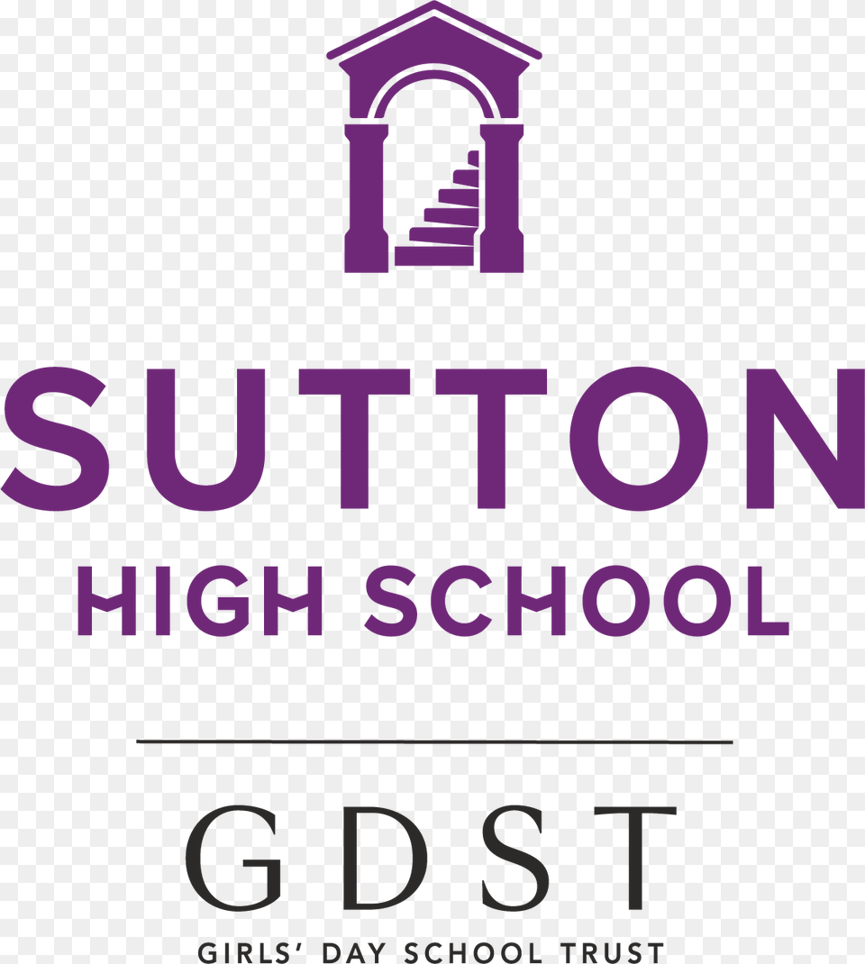 Full Colour Lock Up Logo Sutton High School Logo, Advertisement, Poster Free Png