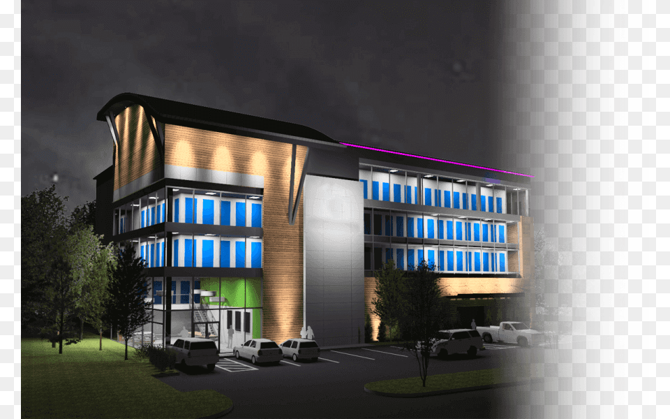 Full Commercial Building, Architecture, Office Building, Vehicle, Car Free Png