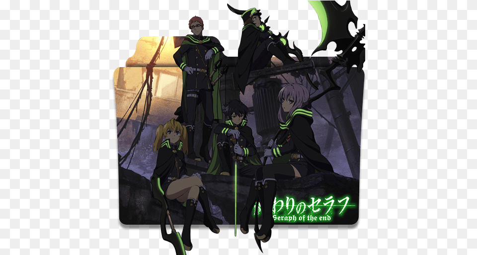 Full Effect Gaming This Weeku0027s Anime Seraph Of The End Seraph Of The End, Book, Comics, Publication, Person Free Png Download